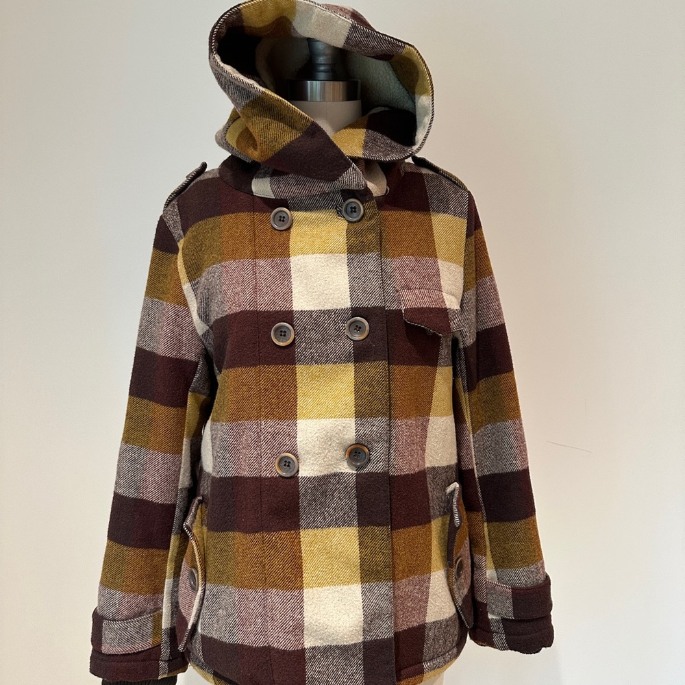 Sessun Plaid Sherpa Lined Hooded Jacket